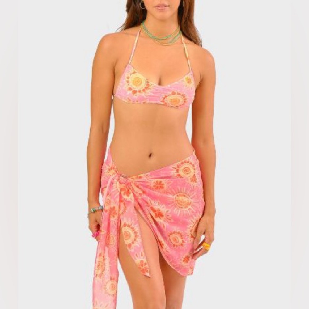 Blackbough Swim bikini and sarong set